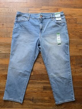 Terra & Sky Light Blue Straight Leg Jeans